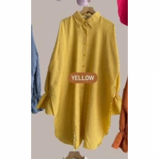 OPNAME Zara Slit Oversize Yellow