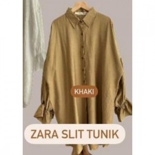 OPNAME Zara Slit Oversize Khaki